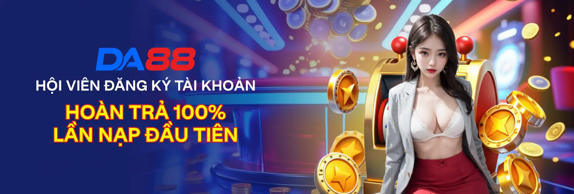 Banner hoàn trả lần đầu nạp tiền DA88