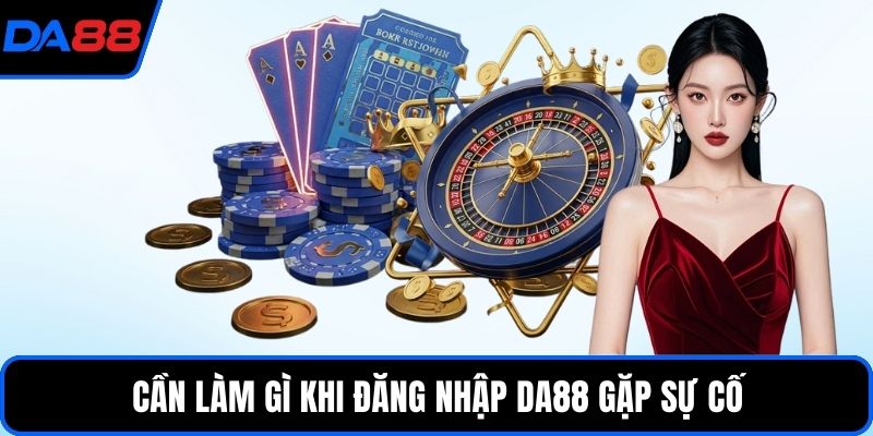 Cần làm gì khi đăng nhập DA88 gặp sự cố