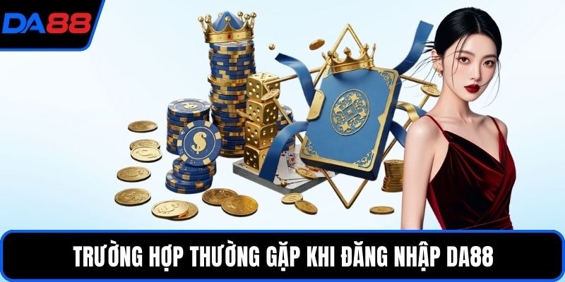 Trường hợp thường gặp khi đăng nhập DA88
